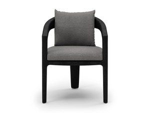 WHALE - Fabric garden chair with armrests - Chair by SNOC