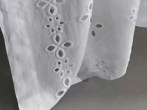 BIJOU - Embroidered linen bed sheet - Furniture accessories by Society Limonta