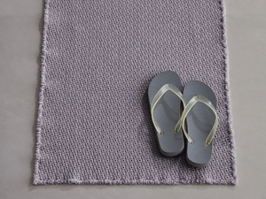 MOLTO - Cotton bath mat with fringes - Bathtub by Society Limonta