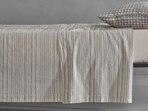 ROWS - Striped cotton bed sheet - Furniture accessories by Society Limonta