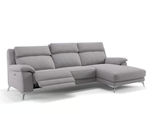 ALIANO - Fabric sofa with chaise longue - Sofa by Sofanella