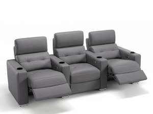 BARI - 3 seater leather sofa - Sofa by Sofanella