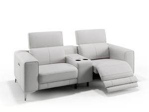 CUPELLO KINO - 2 seater leather sofa - Sofa by Sofanella