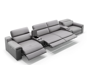 MACELLO KINO - 4 seater leather sofa - Sofa by Sofanella
