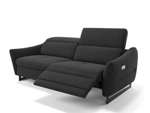 MODENA - 3 seater sled base fabric sofa - Sofa by Sofanella