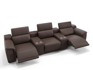 MONTEFINO KINO - 3 seater leather sofa - Sofa by Sofanella