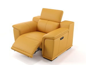 MONTEFINO - Leather armchair with armrests - Armchair by Sofanella