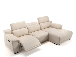 MONTEFINO - Leather sofa with chaise longue - Sofa by Sofanella