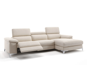 VENOSA - Fabric sofa with chaise longue - Sofa by Sofanella