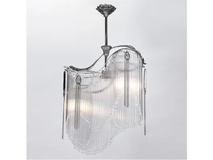 10073 - Art nouveau chandelier - Ceiling lamp by Sofar