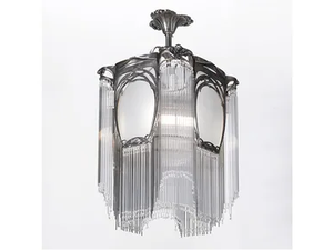 10078 - Art nouveau chandelier - Ceiling lamp by Sofar