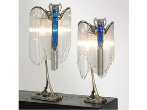 709 - Art nouveau table lamp - Table lamp by Sofar
