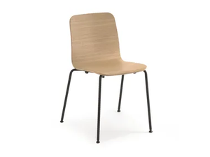 BEBO 4M - Stackable multi-layer wood chair - Chair by SOFTLINE 1979
