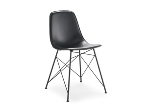 COUPÉ TRC UP - Tanned leather chair - Chair by SOFTLINE 1979