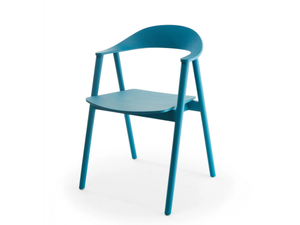 KARM - Multi-layer wood chair with solid ash wood frame - Chair by SOFTLINE 1979