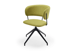 NIKITA A 4G - Trestle-based fabric chair with armrests - Chair by SOFTLINE 1979