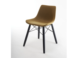 NITA C OMC IRON - Fabric chair with multi-layer wood and metal legs - Chair by SOFTLINE 1979