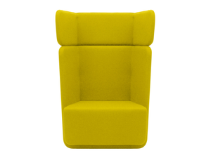 BASKET - Fabric armchair high-back - Armchair by SOFTLINE