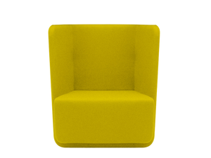 BASKET - Swivel fabric armchair - Armchair by SOFTLINE