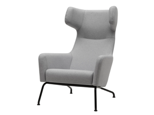 HAVANA - Wing armchair with armrests - Armchair by SOFTLINE