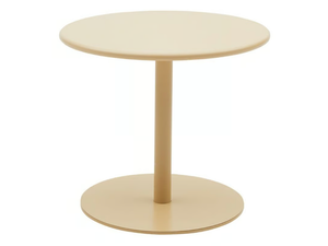 HELLO - Round stainless steel coffee table - Coffee table by SOFTLINE