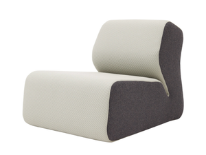 HUGO - Upholstered fabric armchair - Armchair by SOFTLINE