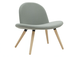 ORLANDO WOOD - Upholstered easy chair - Armchair by SOFTLINE