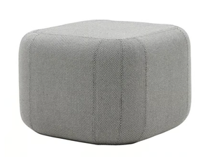 QUADRO - Square fabric pouf with removable lining - Pouf by SOFTLINE