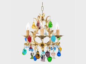 ARCIMBOLDI - Handmade Murano glass chandelier - Ceiling lamp by Sogni Di Cristallo