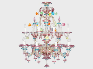 CA' REZZONICO VICTORIA - Murano glass chandelier - Ceiling lamp by Sogni Di Cristallo