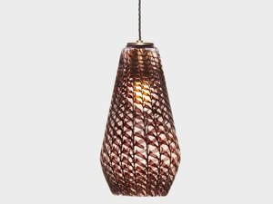 CONO #003 - Murano glass pendant lamp - Ceiling lamp by Sogni Di Cristallo
