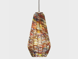 CONO #004 - Murano glass pendant lamp - Ceiling lamp by Sogni Di Cristallo