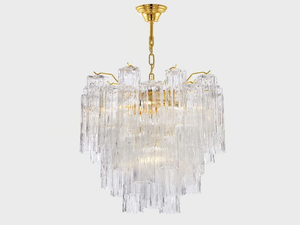 CRONO - Murano glass chandelier - Ceiling lamp by Sogni Di Cristallo