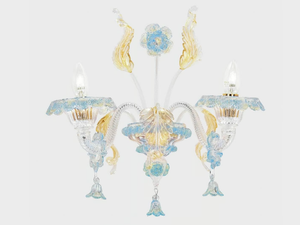 DELFI DEI DOGI - Murano glass wall lamp - Wall lamp by Sogni Di Cristallo
