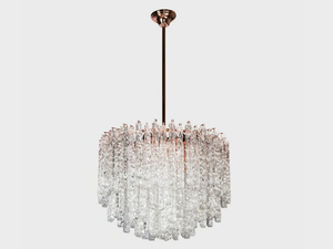 DOLOMITI ICE EDITION - Murano glass chandelier - Ceiling lamp by Sogni Di Cristallo