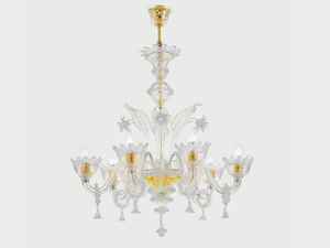 GIOVE - Murano glass chandelier - Ceiling lamp by Sogni Di Cristallo