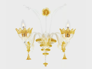 GIOVE - Murano glass wall lamp - Wall lamp by Sogni Di Cristallo