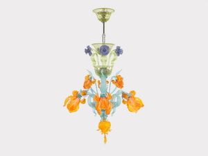 IRIS MIGNON - Murano glass chandelier - Ceiling lamp by Sogni Di Cristallo