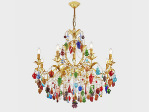 MANDRAGOLA DELUXE - Murano glass chandelier - Ceiling lamp by Sogni Di Cristallo