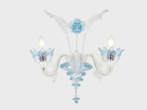 NETTUNO - Murano glass wall lamp - Wall lamp by Sogni Di Cristallo