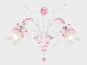 SECOLO - Handmade Murano glass wall lamp - Wall lamp by Sogni Di Cristallo