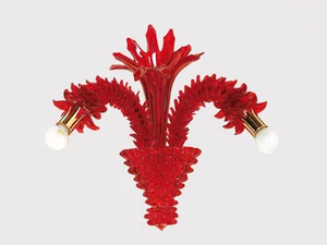 SELENE - Murano glass wall lamp - Wall lamp by Sogni Di Cristallo