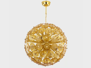 SUPERNOVA - Murano glass chandelier - Ceiling lamp by Sogni Di Cristallo