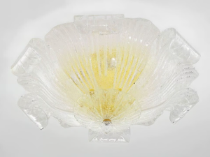 TARTARUGA - Murano glass ceiling light - Ceiling lamp by Sogni Di Cristallo