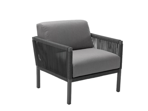 CLUB - Fabric garden armchair with armrests - Armchair by Solpuri