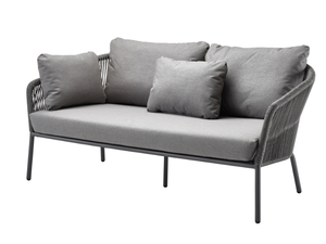 LOOP LOUNGE - 2 seater upholstered fabric garden sofa - Sofa by Solpuri