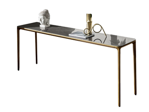 SLIM 4 LEGS - Rectangular ceramic console table - Console by Sovet italia