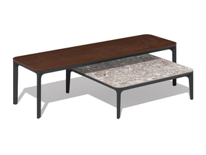 SLIM - Rectangular garden side table - Side table by Sovet italia