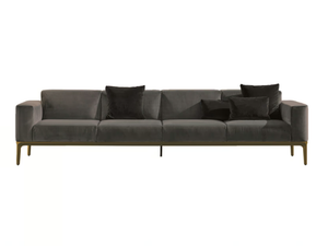 SLIM - Sectional 4 seater fabric sofa - Sofa by Sovet italia