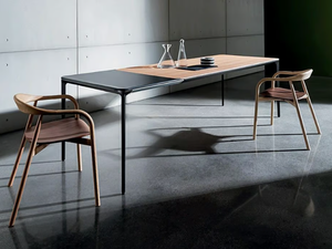 SLIM WOOD - Extending wooden table - Table by Sovet italia